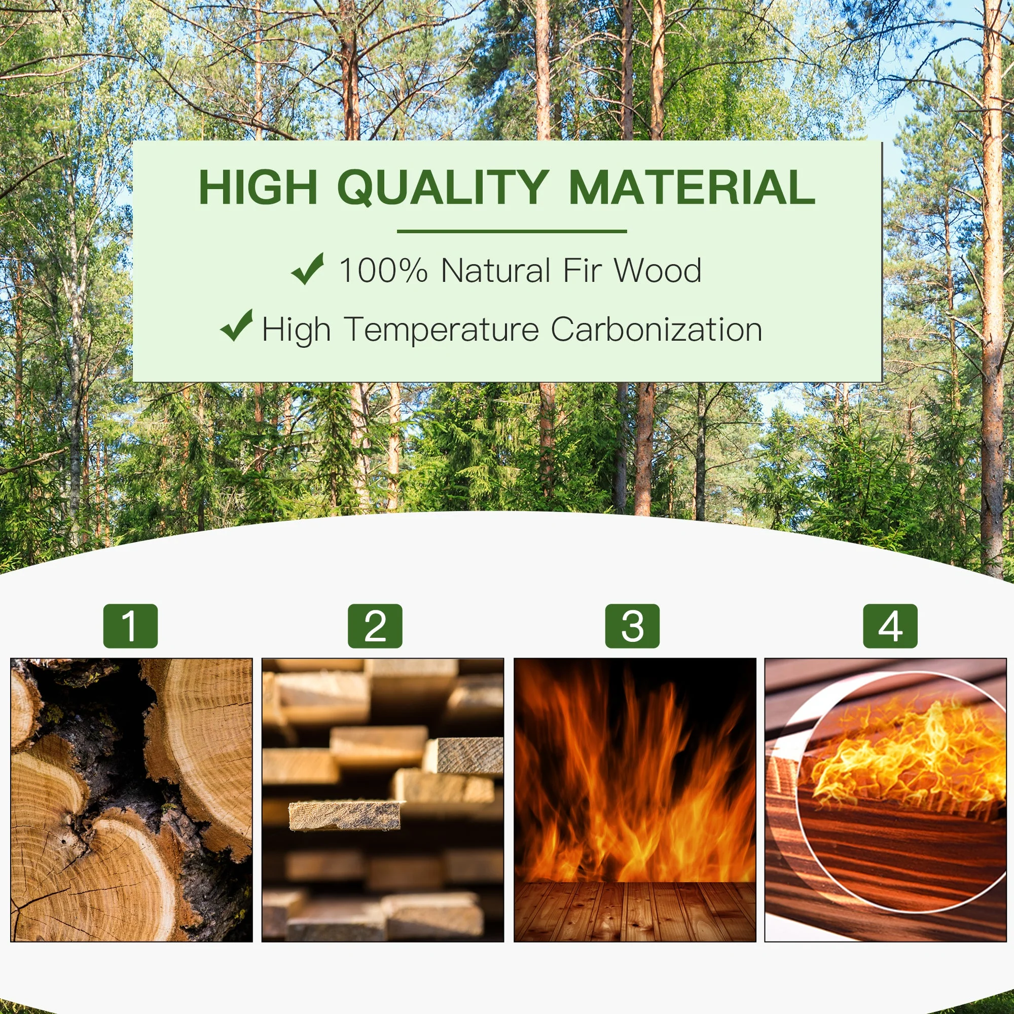 3-Tier Wooden Plant Stand Shelf - Image 5