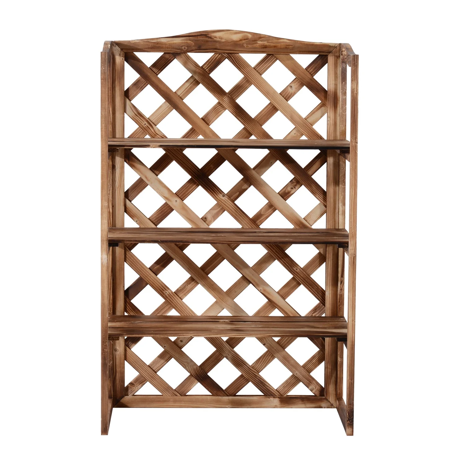 3-Tier Wooden Plant Stand Shelf - Image 8
