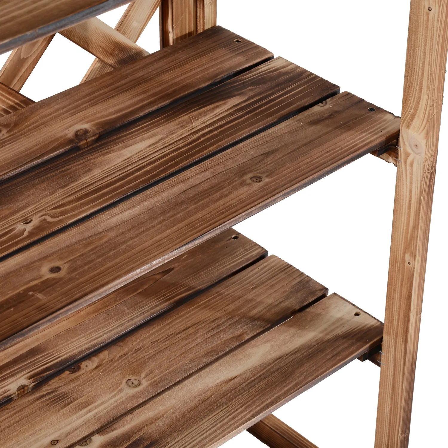 3-Tier Wooden Plant Stand Shelf - Image 9