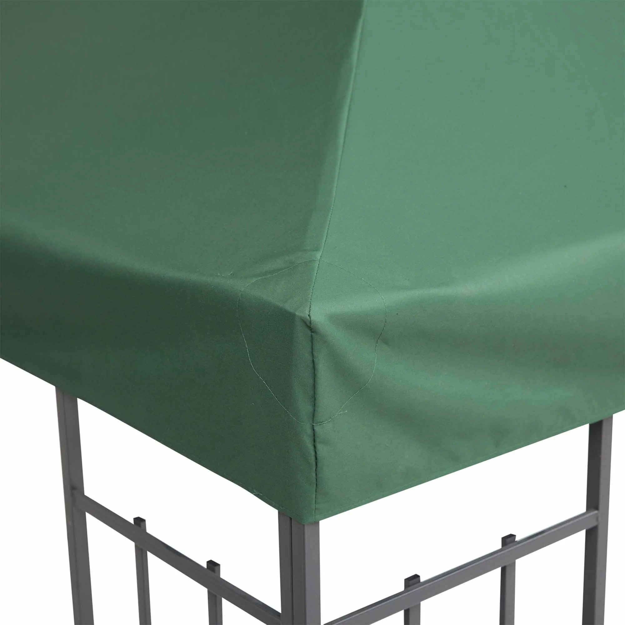3M Gazebo Top Cover Double Tier Canopy Replacement Pavilion Roof Dark Green - Image 7