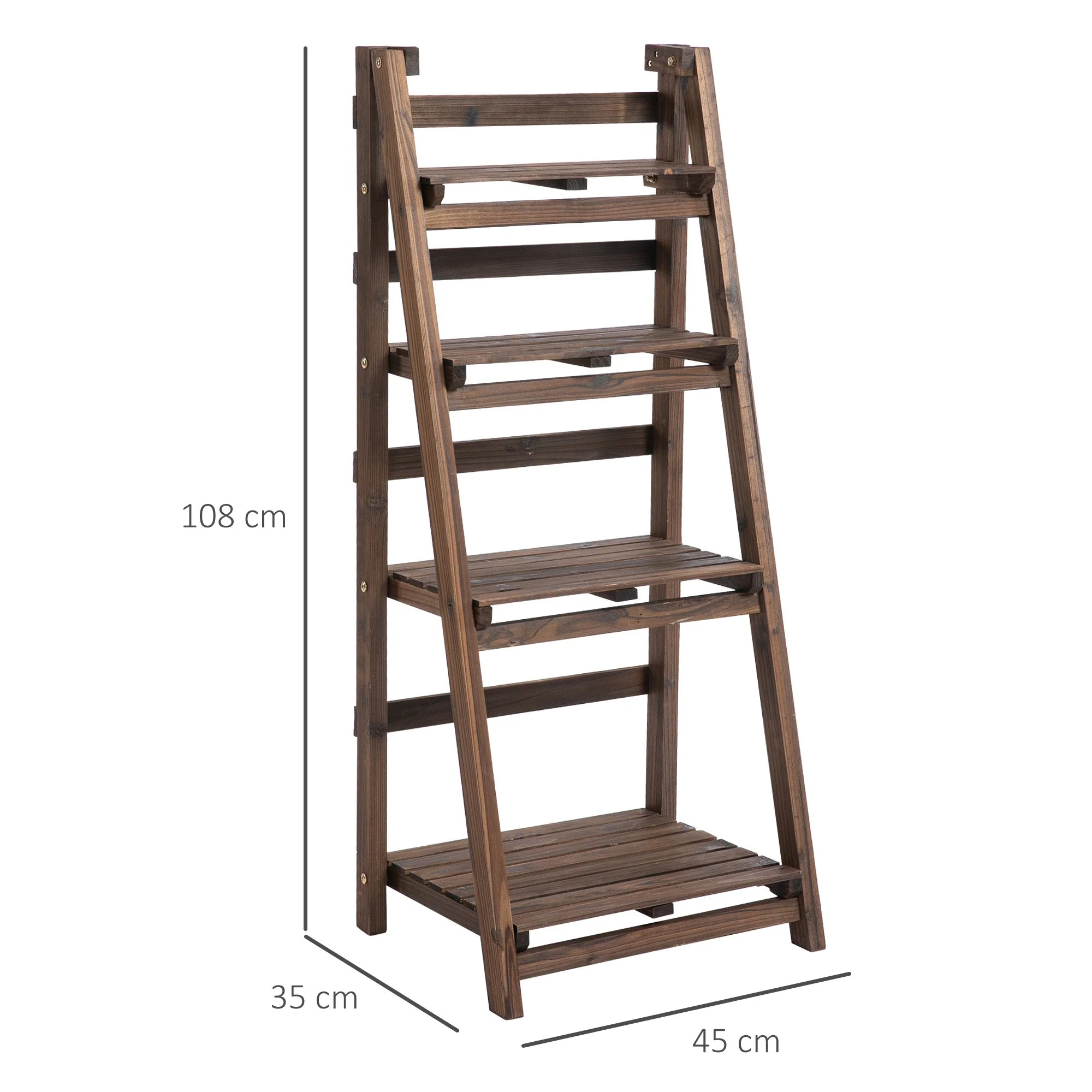 4-Tier Foldable Plant Stand - Image 3