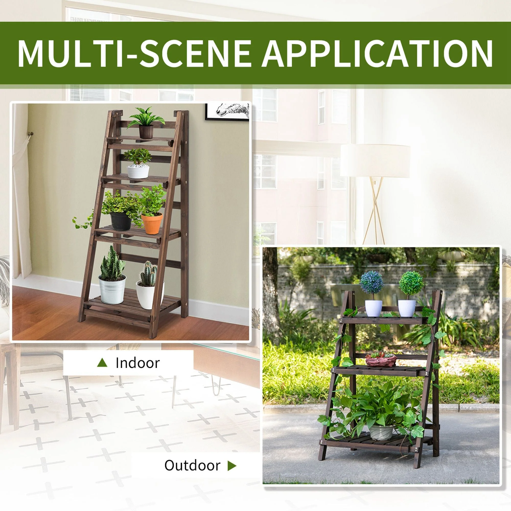 4-Tier Foldable Plant Stand - Image 7