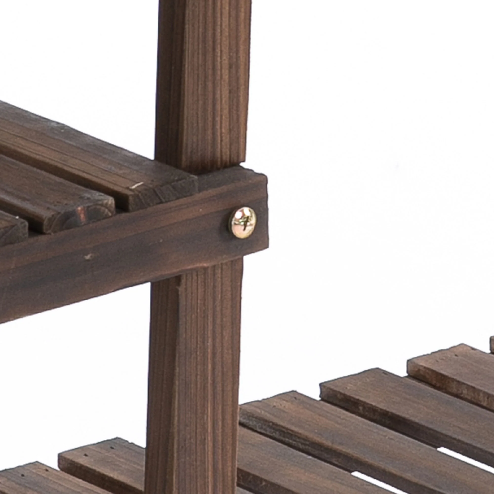 4-Tier Plant Stand with Wheels and Brakes - Image 9