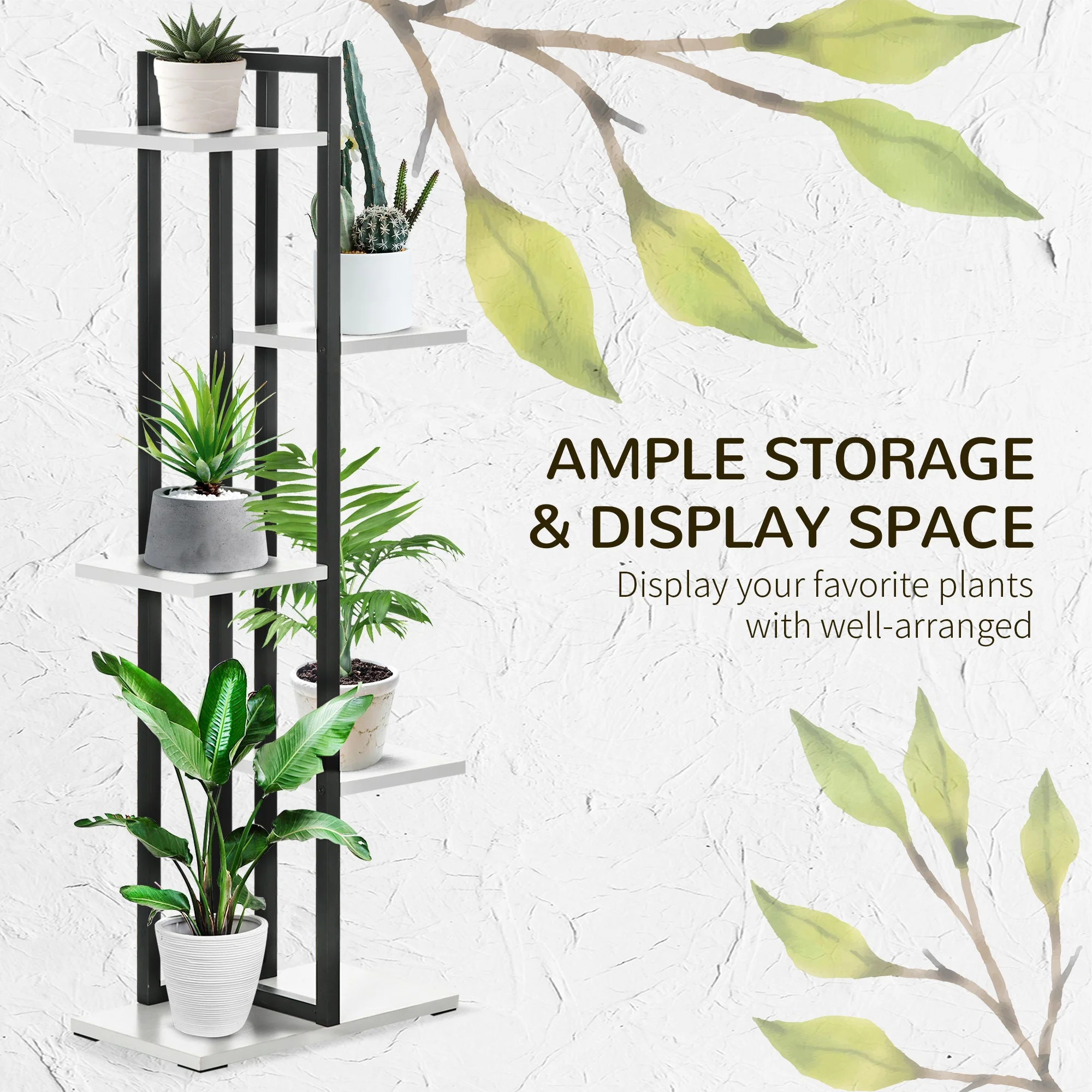 5 Tiered Plant Stand - Image 4