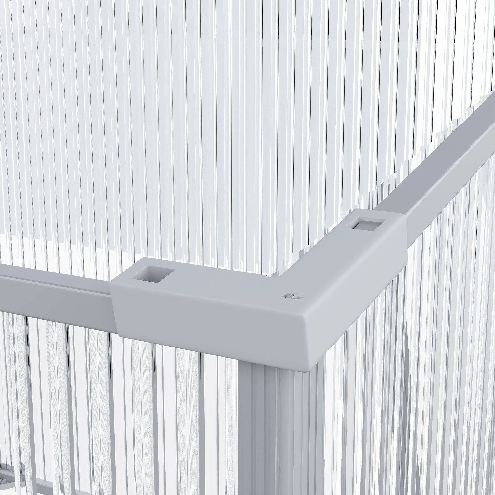 Aluminum Greenhouse Plants Raised Bed Vented Cold Frame Protector 180L x 51W x 51H cm - Image 8