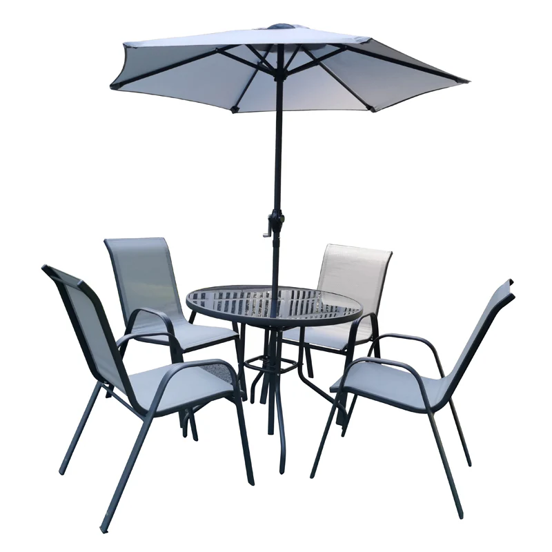 Avellino Garden Patio Dining Set - 4 Seats - Image 3