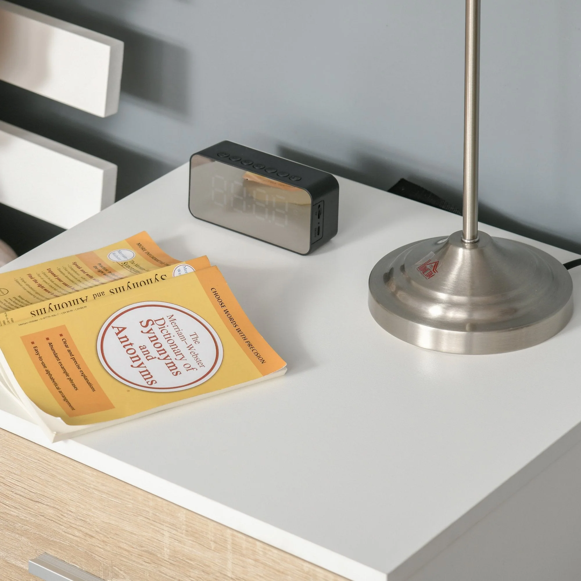 Bedside Table With 3 Drawers Nightstand Side Table Storage Chest For Bedroom - Image 8