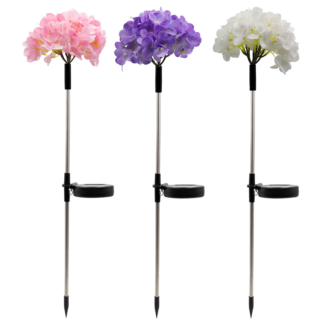 Blossoms Solar Garden Light Plant 10 Warm White LED - 74cm by Bright Garden - Image 5