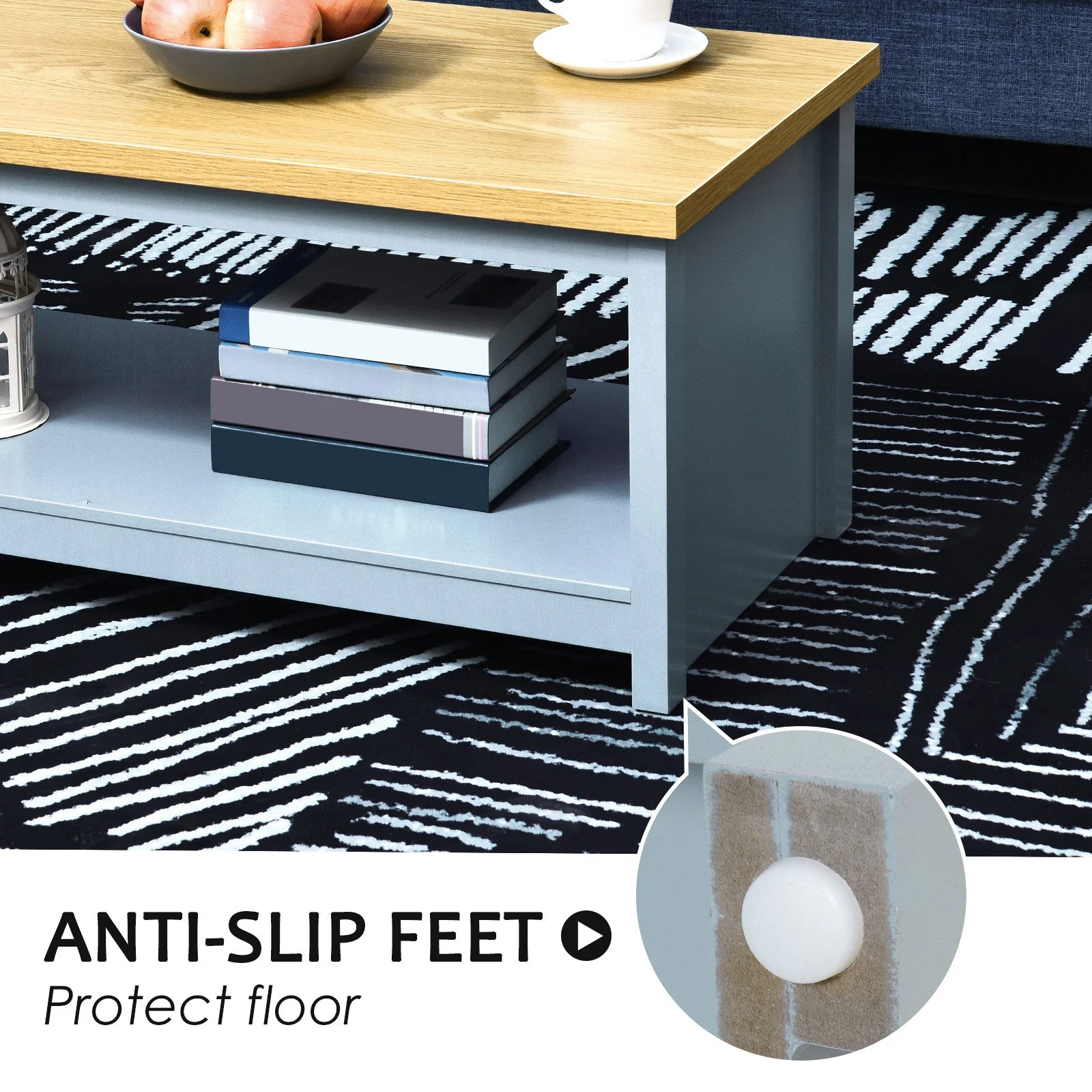 Coffee Table with Storage - Image 5