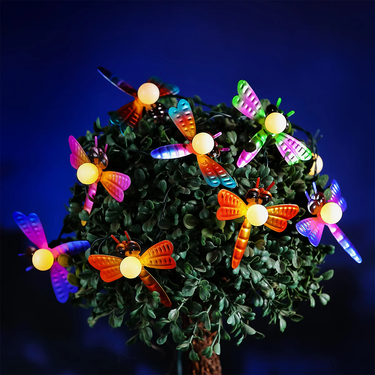 Flowers Solar Garden String Lights Decoration 10 Multicolour LED - 1.8m by Bright Garden - Image 3