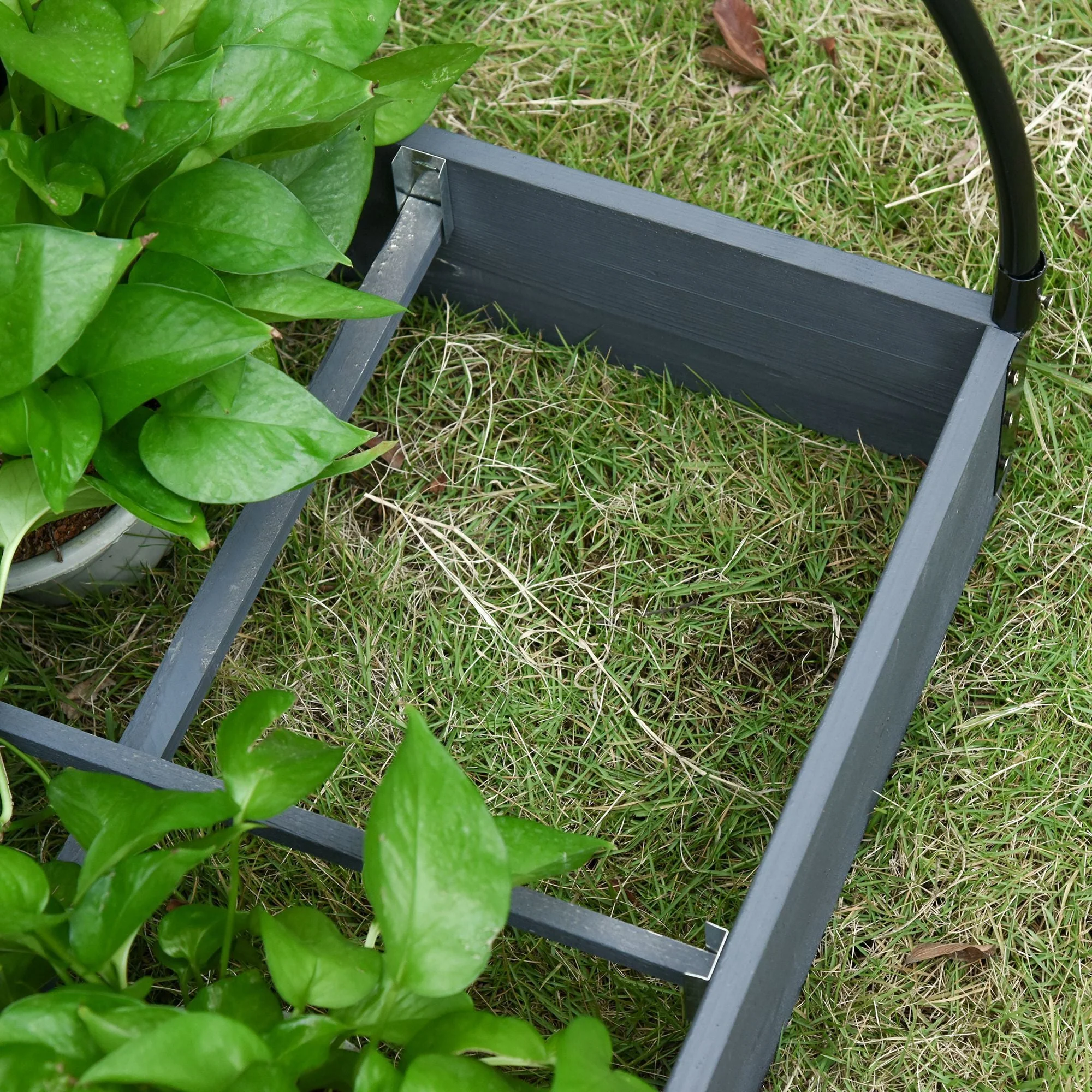 Garden Bed Planter Kit Box Greenhouse w/ Windows Dual Use 120 x 79 x 53cm - Image 8