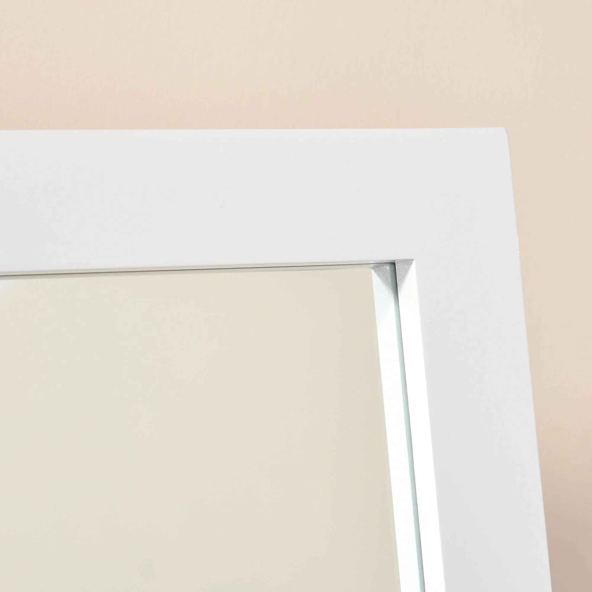 Homcom Freestanding Dressing Mirror Bedroom Tall Adjustable Angle 148x47cm White - Image 4