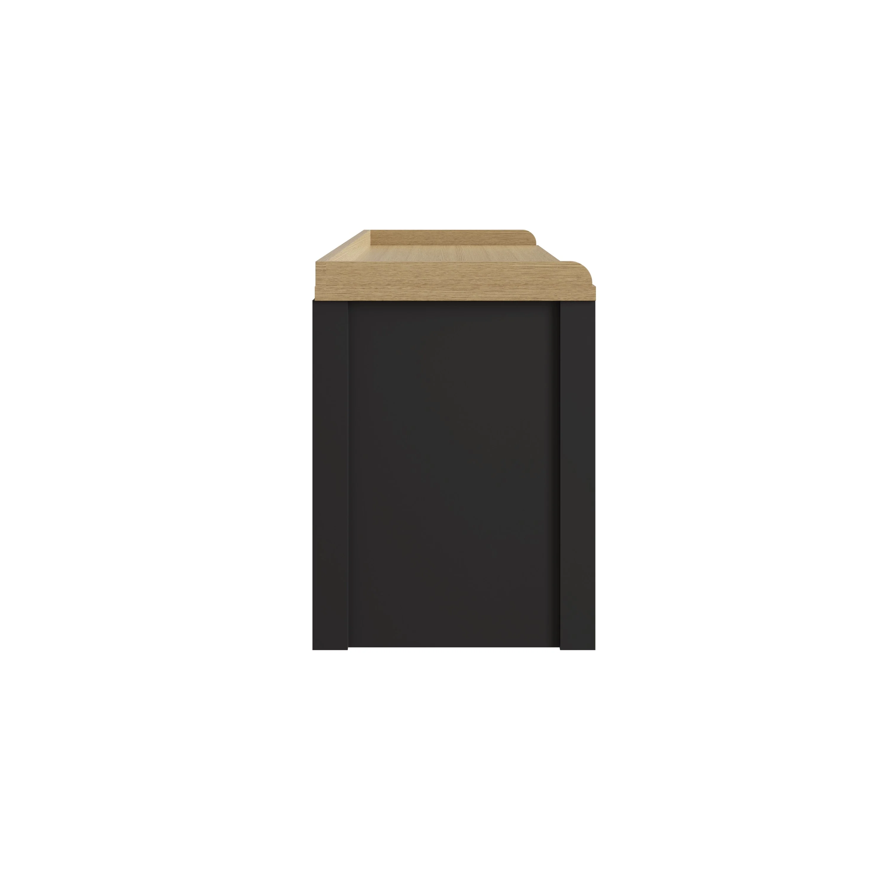 Lancaster Large Shoe Storage Black 2 Doors 7 Shelves - Image 4