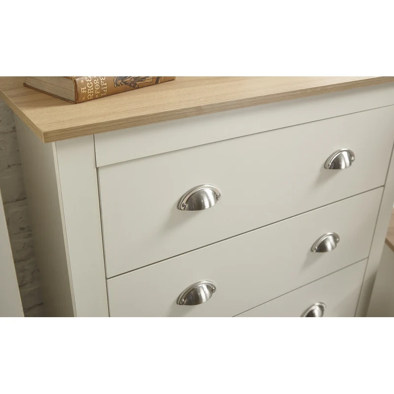 Lancaster 3 Piece Bedroom Furniture Set Cream - Image 6