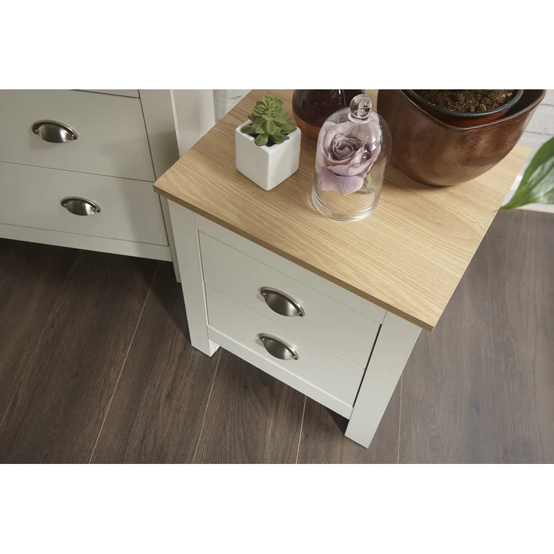 Lancaster 3 Piece Bedroom Furniture Set Cream - Image 9