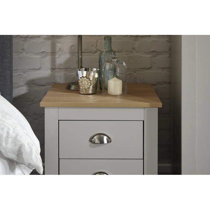 Lancaster 3 Piece Bedroom Furniture Set Grey - Image 4