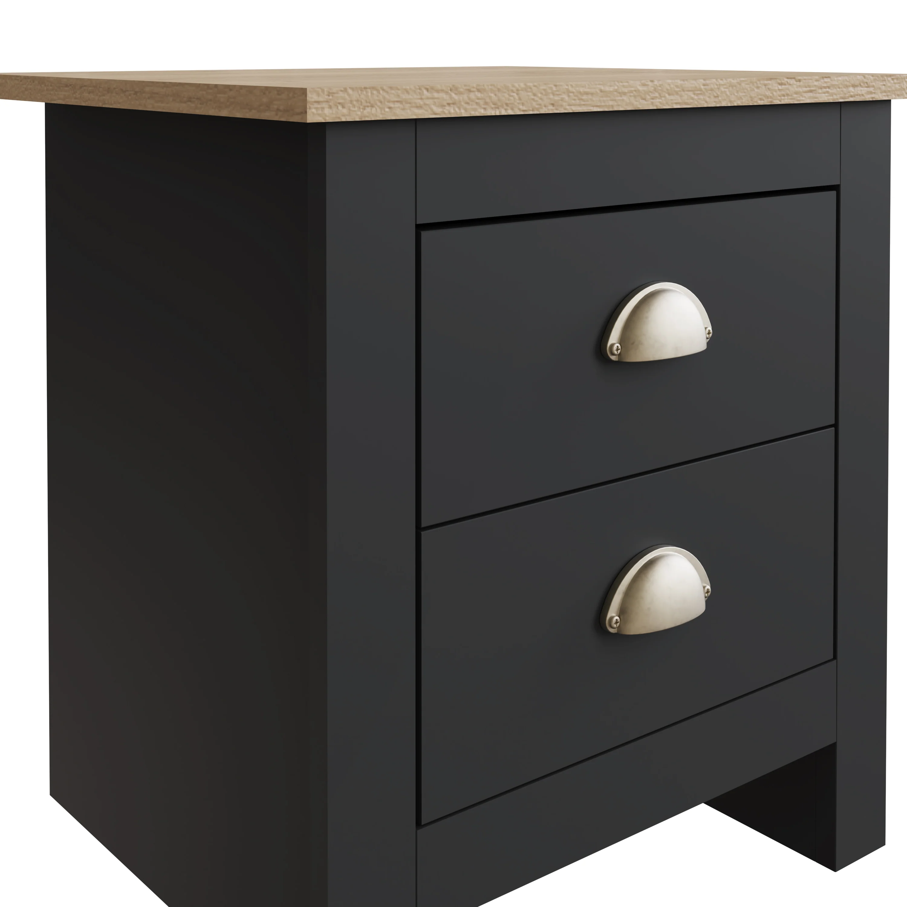 Lancaster 4 Piece Bedroom Furniture Set Black - Image 5