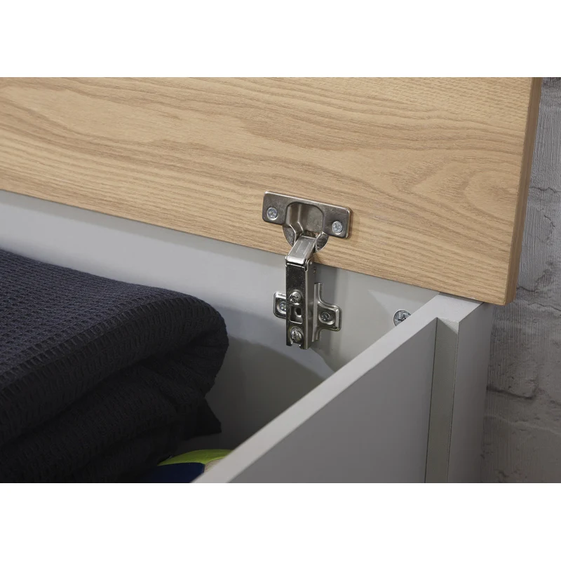 Lancaster Ottoman Wood Grey 1 Door - Image 5