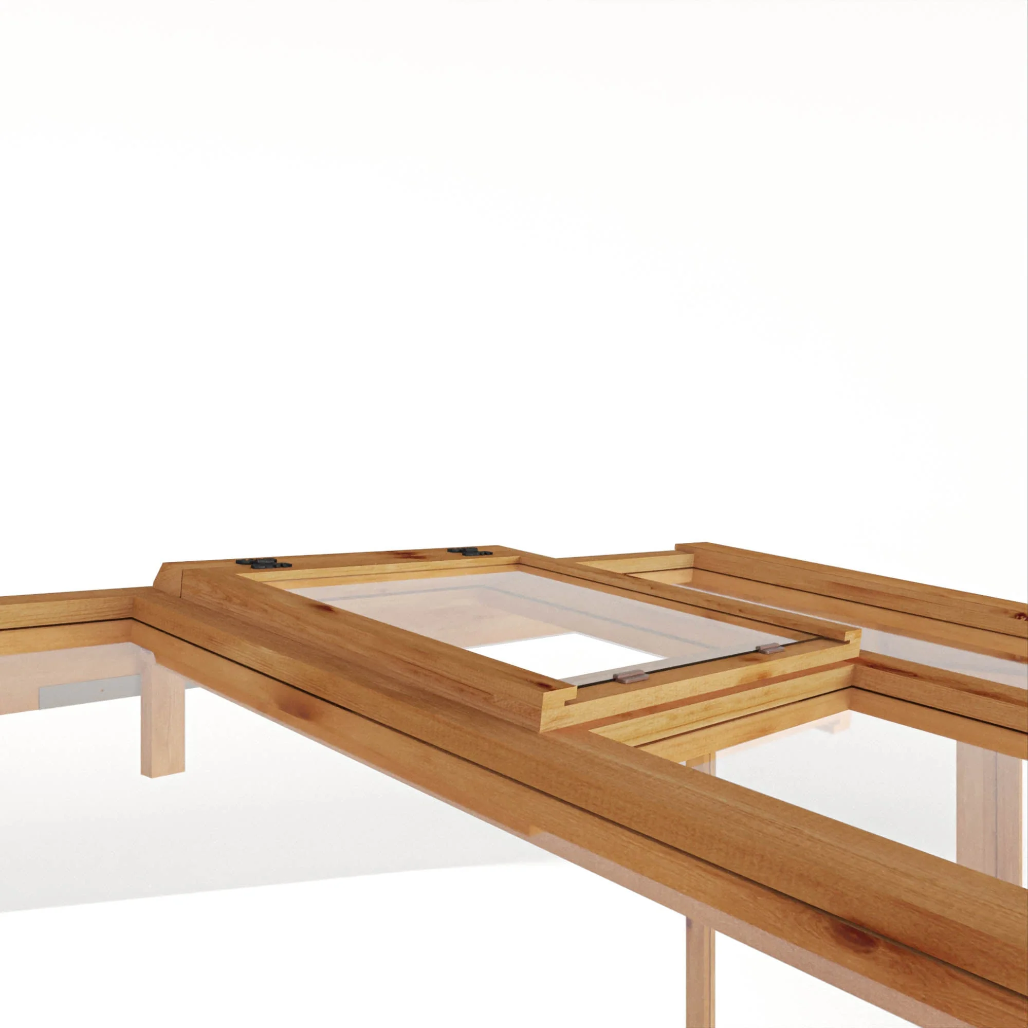 Mercia Woodsman 8' 2" x 3' 11" Pent Lean-to Greenhouse - Premium Dip Treated Shiplap- Styrene Windows - Image 7