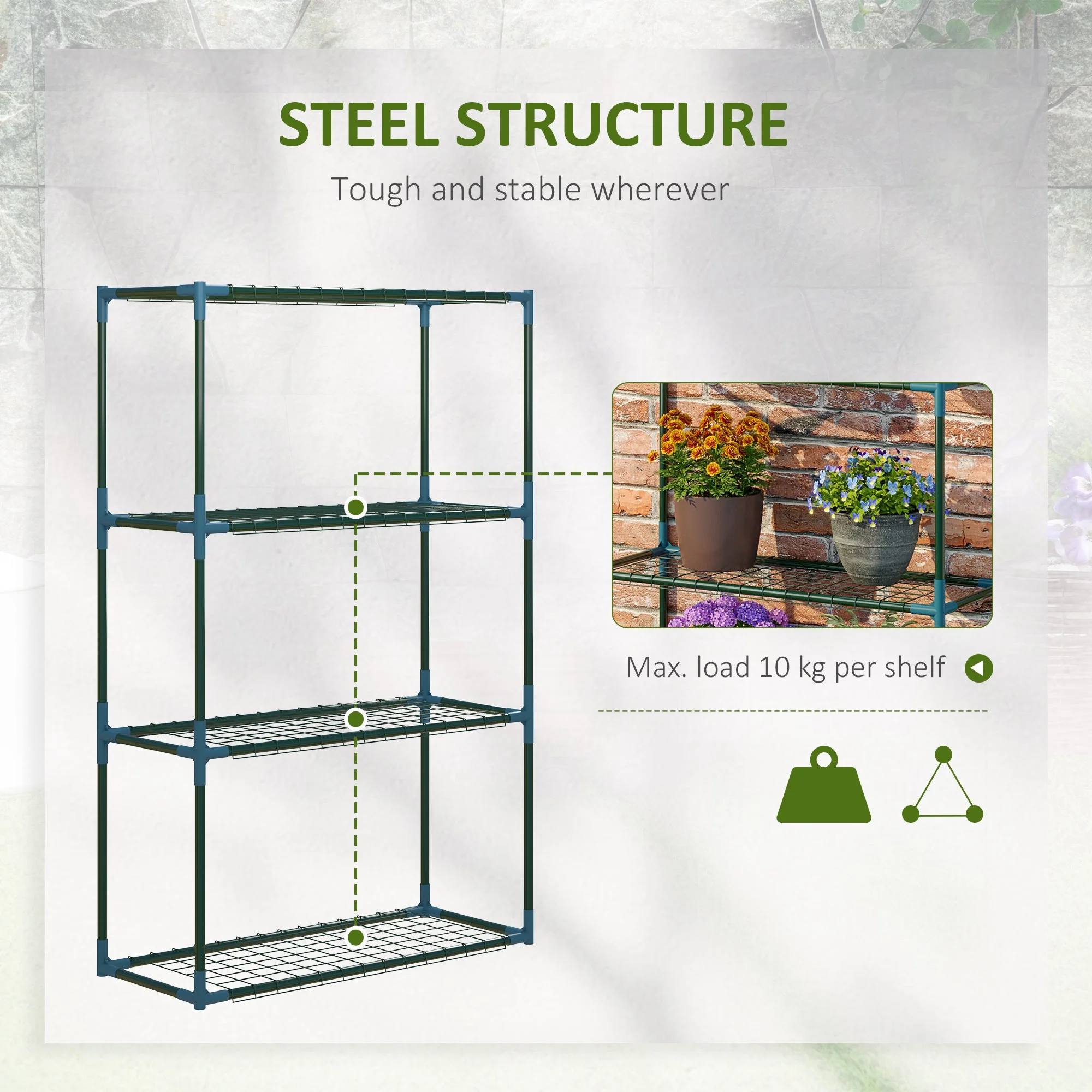 Modern Plant Stand Set of 2 - Image 6