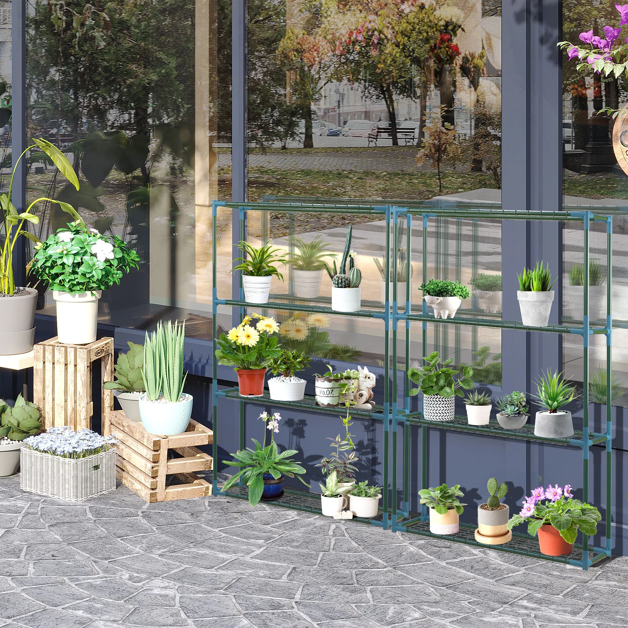 Modern Plant Stand Set of 2 - Image 9