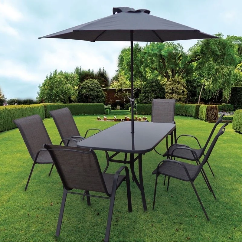 Montagu Garden Patio Dining Set by Croft - 6 Seats - Image 3