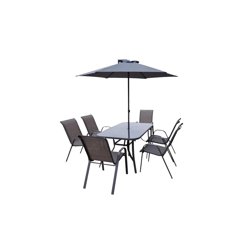 Montagu Garden Patio Dining Set by Croft - 6 Seats - Image 6