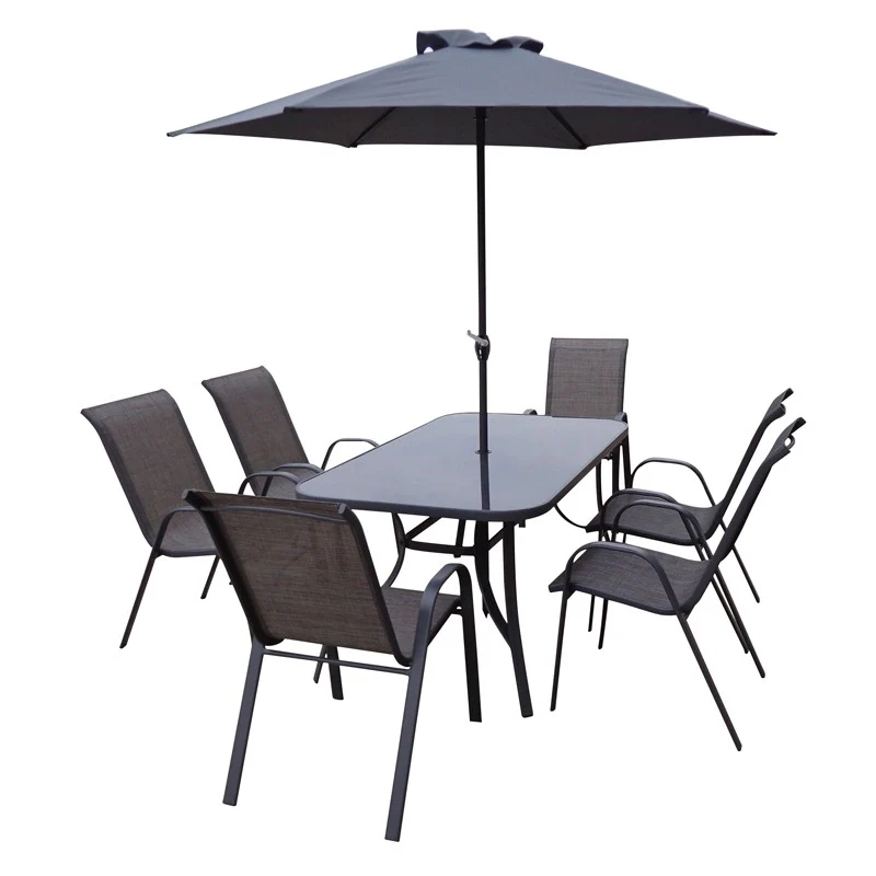 Montagu Garden Patio Dining Set by Croft - 6 Seats - Image 7