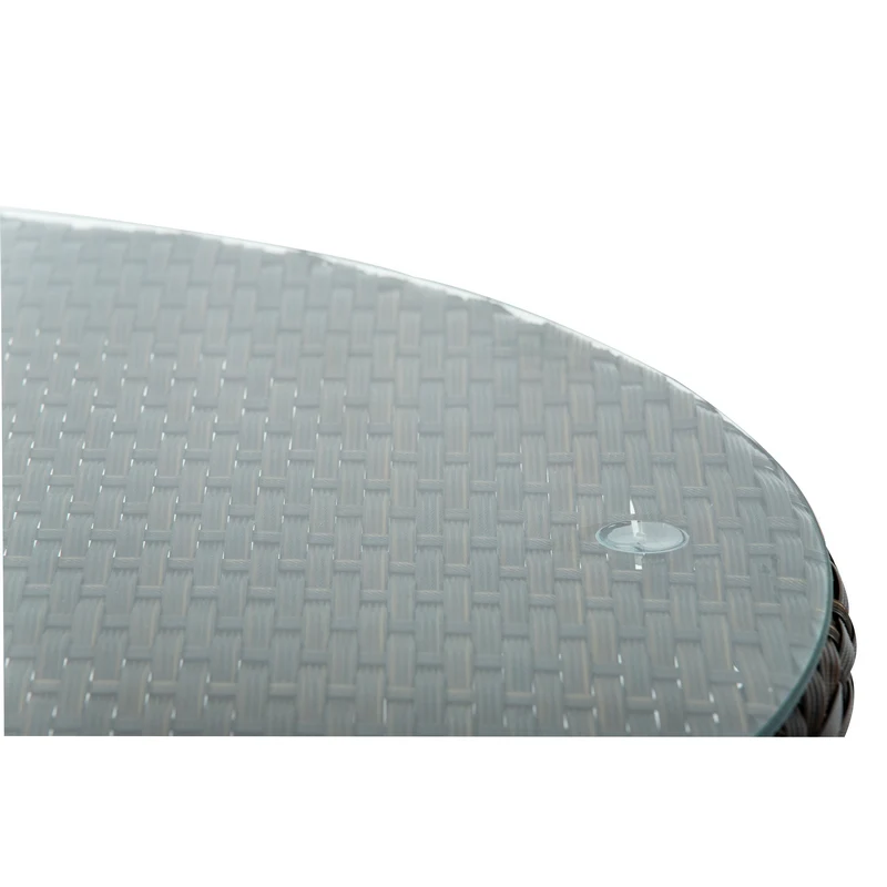 Nevada Rattan Garden Bistro Set by Royalcraft - 2 Seats Ivory Cushions - Image 7