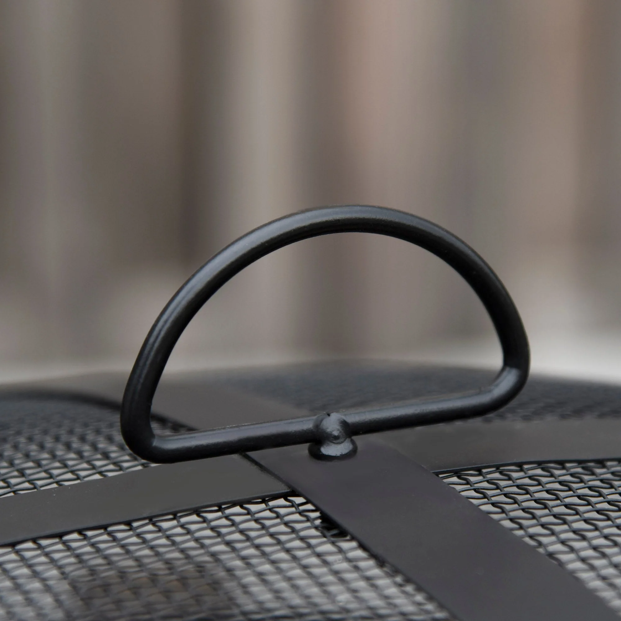 Outdoor Fire Pit with Grill Cooking Grate Screen Cover Fire Poker Bonfire Patio - Image 9