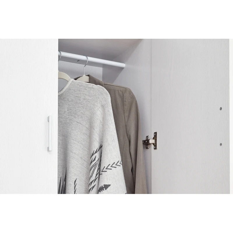 Panama 3 Piece Bedroom Furniture Set White Extending Table - Image 3