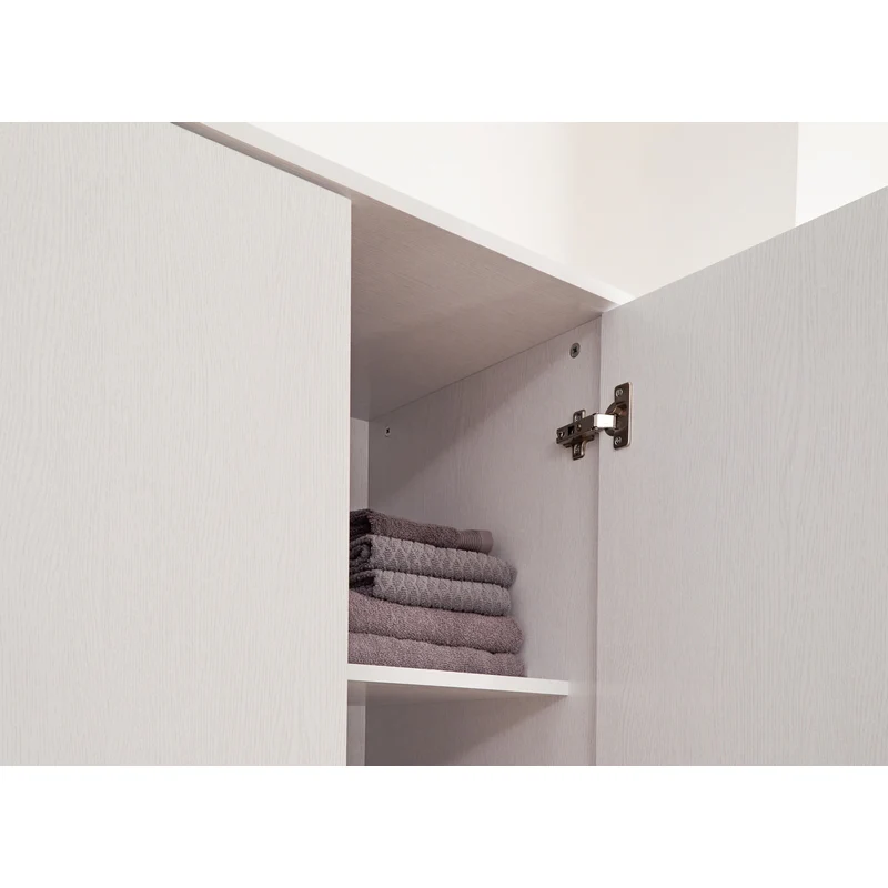 Panama 4 Piece Bedroom Furniture Set White Extending Table - Image 3