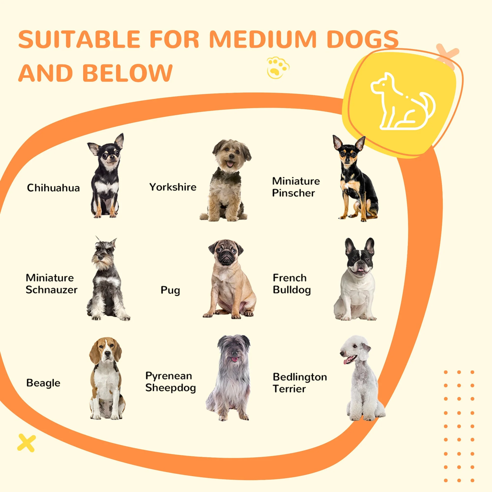 PawHut Dog Crate Furniture Side End Table with Soft Washable Cushion - Image 6