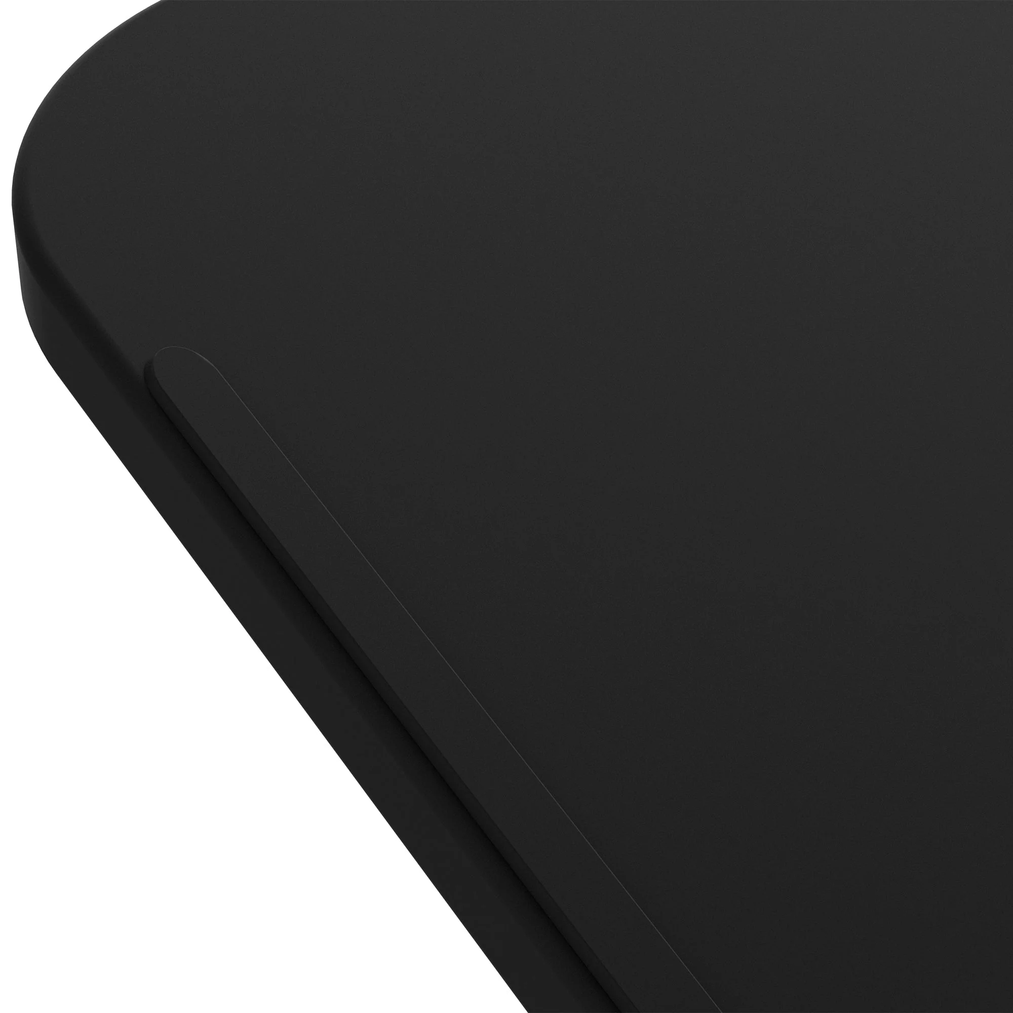 Portable Overbed/Chair Table Sofa Side Notebook Laptop Desk PC Stand Height Adjustable w/ Lockable 4 Castors & Wooden Top - Black - Image 6