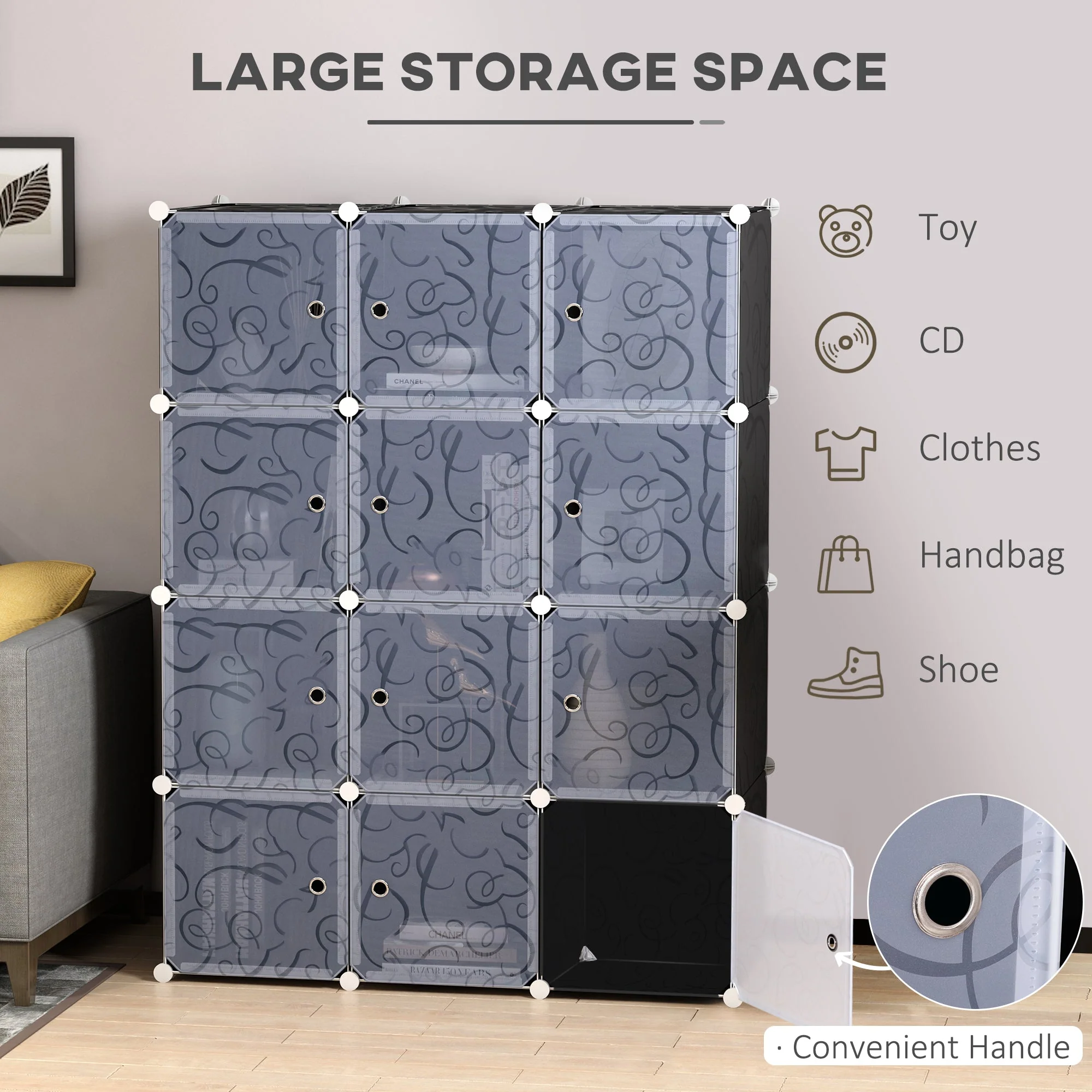 Portable Wardrobe for Bedroom - Image 3