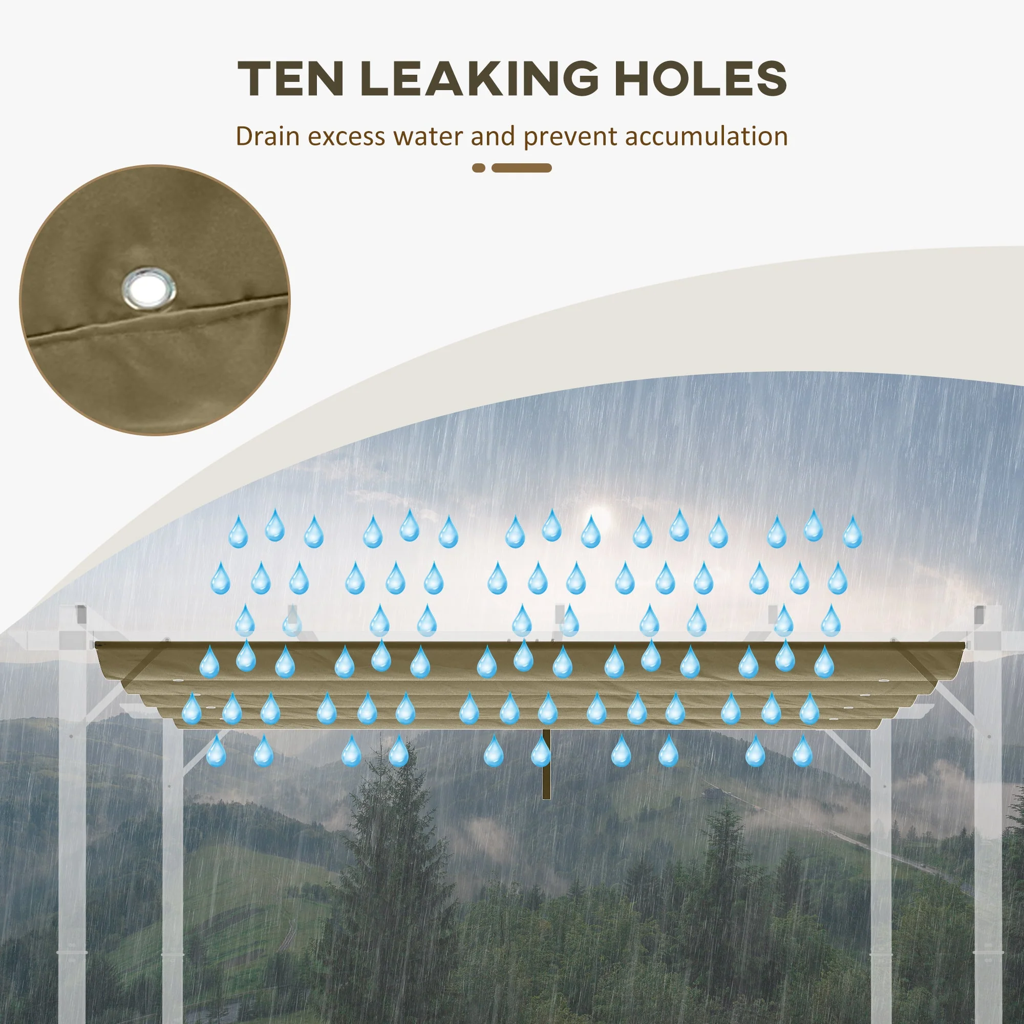 Retractable Pergola Shade Cover - Image 4