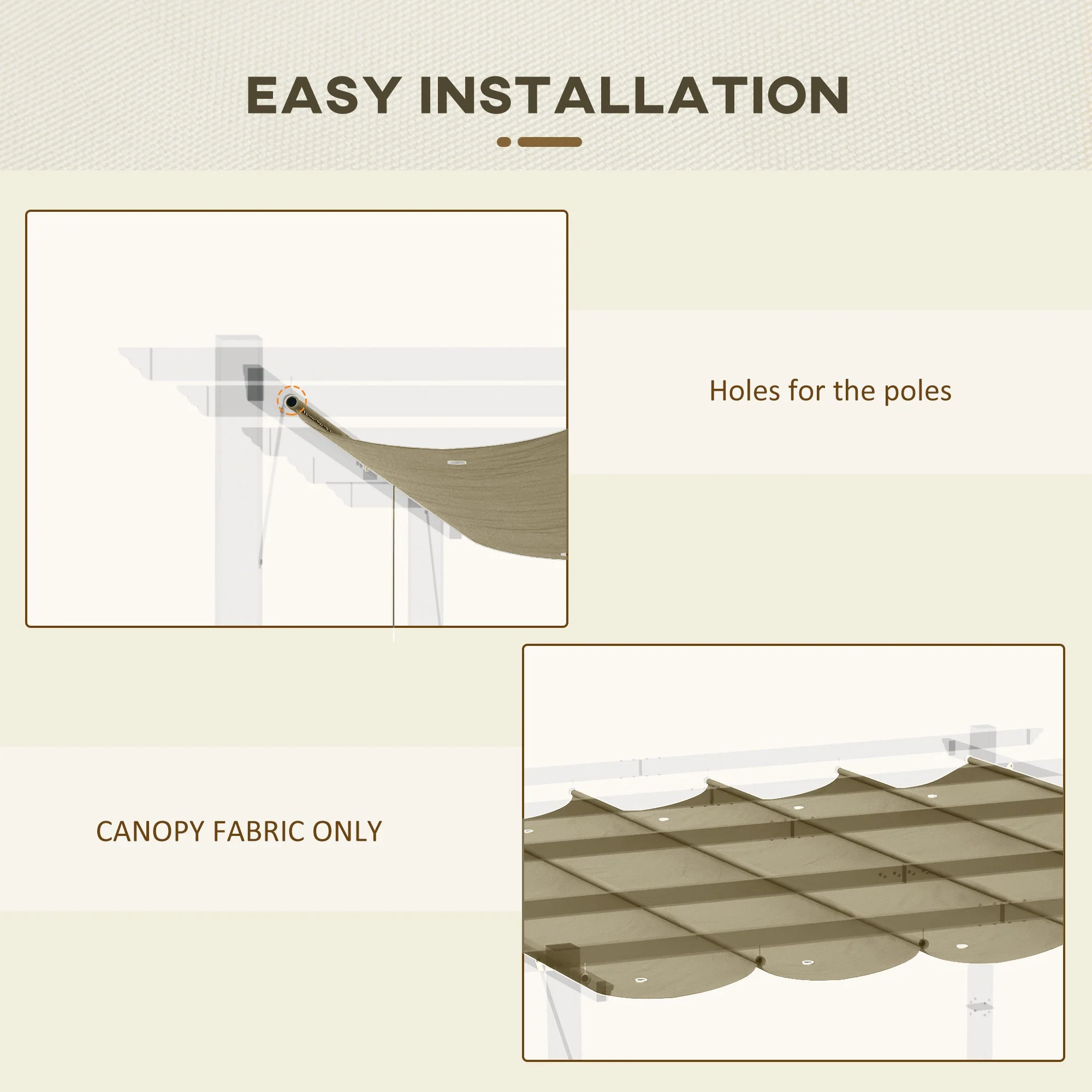 Retractable Pergola Shade Cover - Image 5