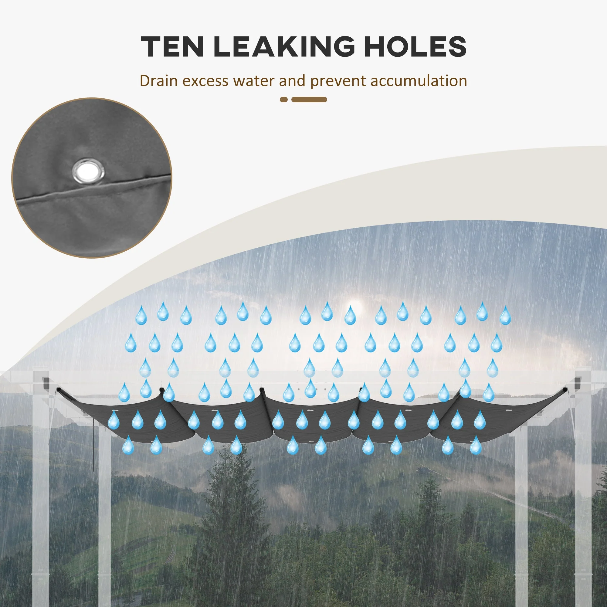 Retractable Pergola Shade Cover - Image 4