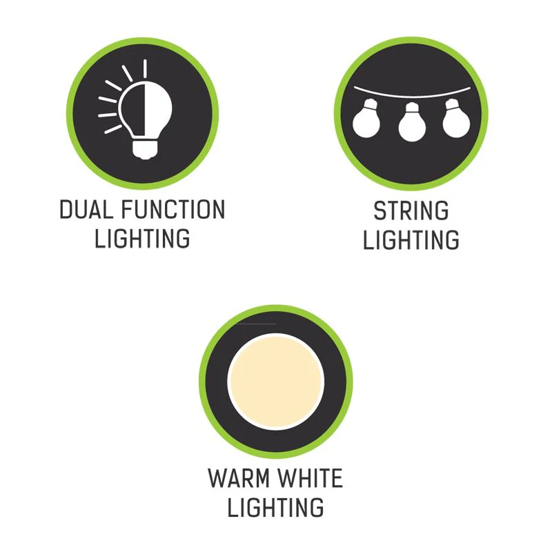 Solar Garden String Lights Decoration 100 Warm White LED - 12.9m by Bright Garden - Image 4