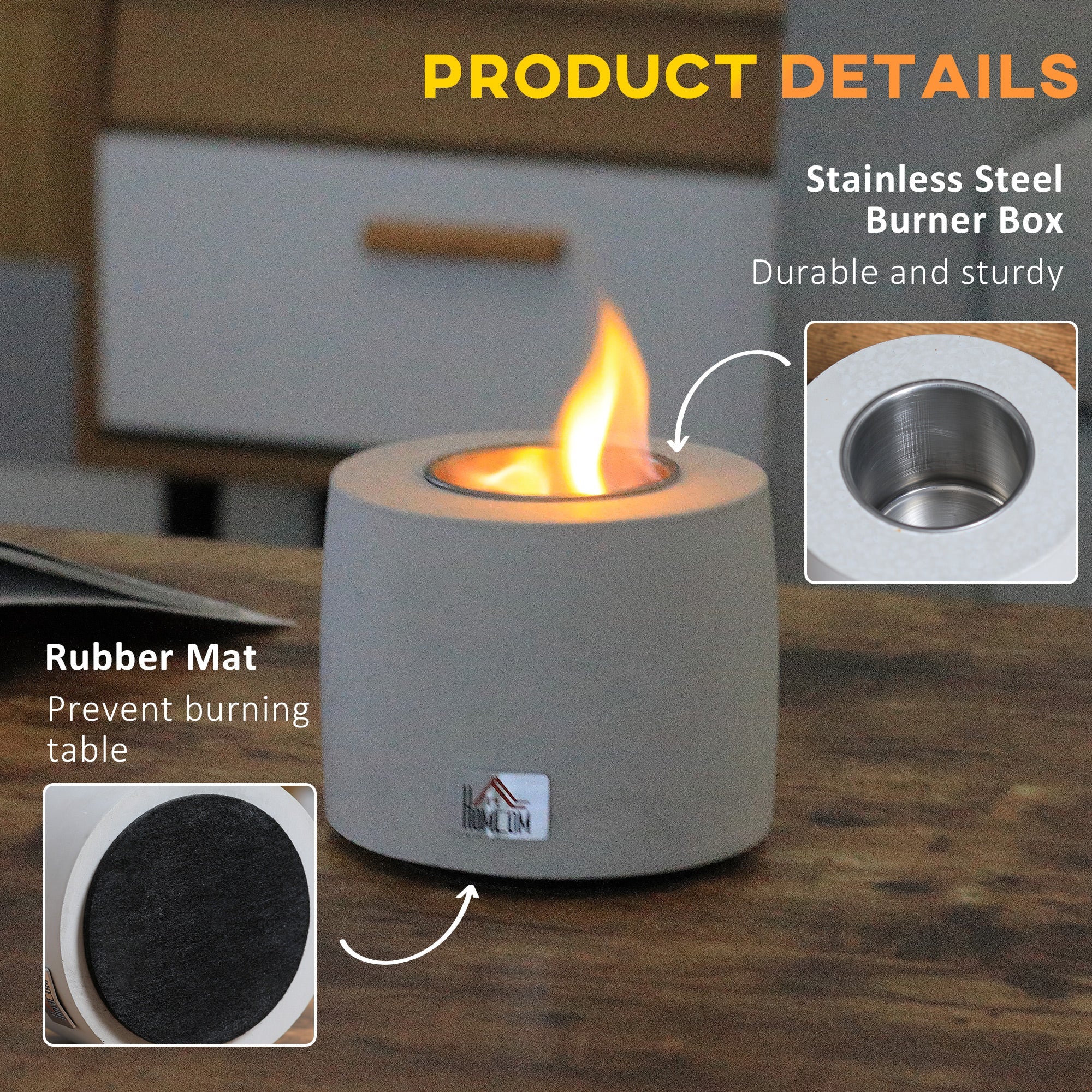 Table Top Fire Pit Bowl - Image 6