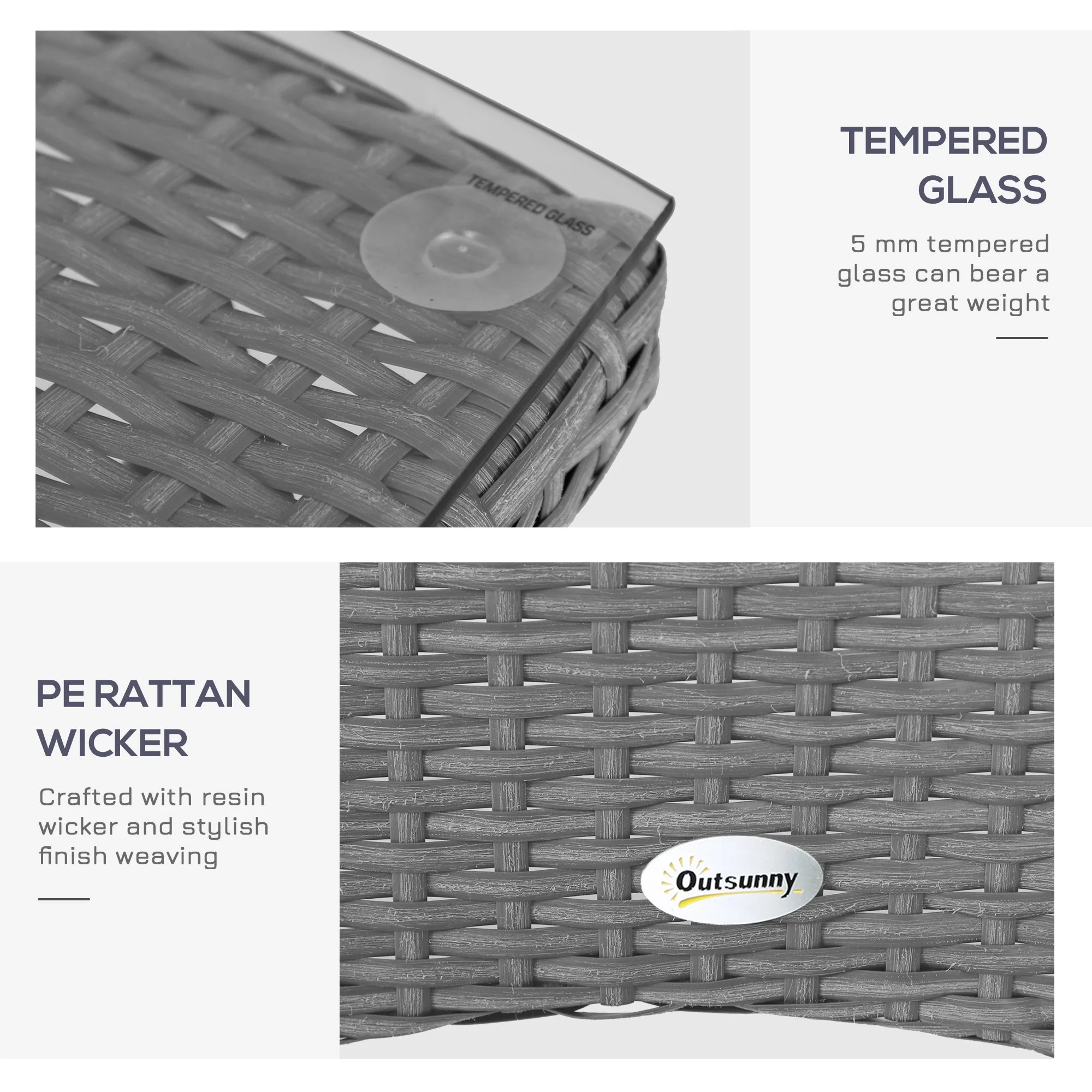 Three-Piece Rattan Chair Set - Image 7